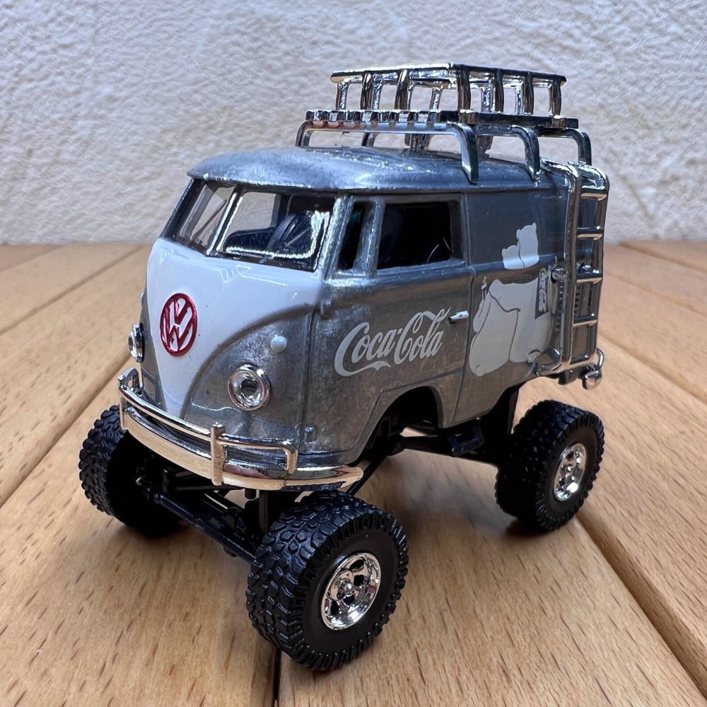 1/64 Scale Volkswagen T1 Off-Road Transporter Coca-Cola Diecast Model Car