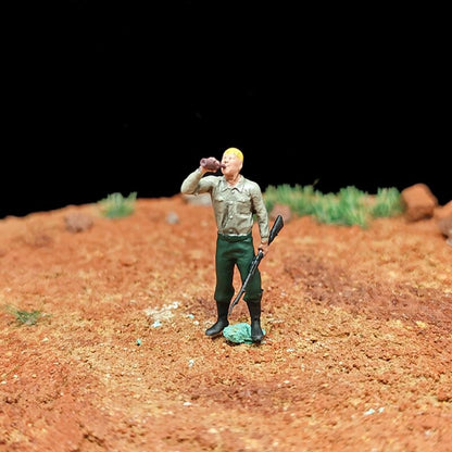 1/72 Scale Soldiers Painted Figurines for Model Battlefield Dioramas
