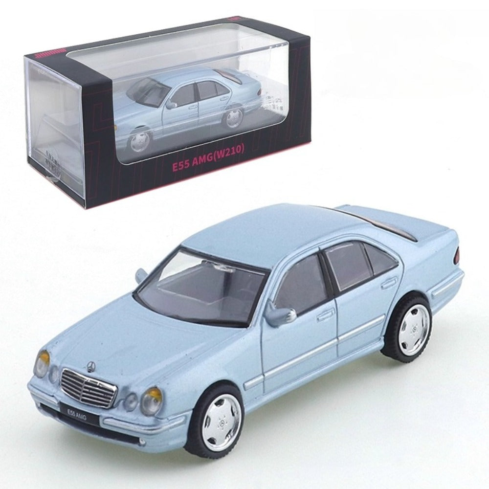 1/64 Scale Mercedes-Benz W210 E 55 AMG Saloon Diecast Model Car