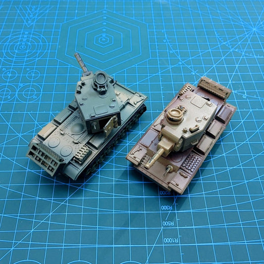 1/72 Scale Kliment Voroshilov KV-2 Soviet Heavy Artillery Tank Pre-built Plastic Collectible Model