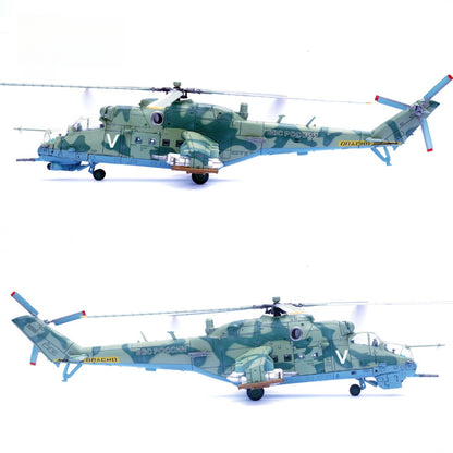 1/72 Scale Mil Mi-24V Attack Helicopter Russo-Ukrainian War Kyiv Diecast Model Aircraft