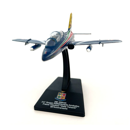Aermacchi MB-339PAN military Jet Trainer 1/100 Scale Diecast Aircraft Model