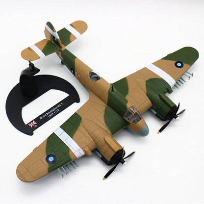 Bristol Beaufighter WWII British Night Fighter 1/72 Scale Diecast Aircraft Model