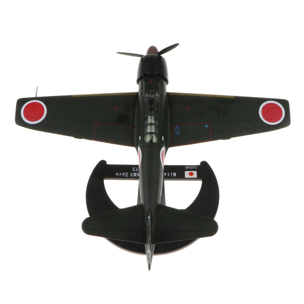 Mitsubishi A6M3 Zero Japanese WWII Fighter Aircraft 1/72 Scale Diecast Model