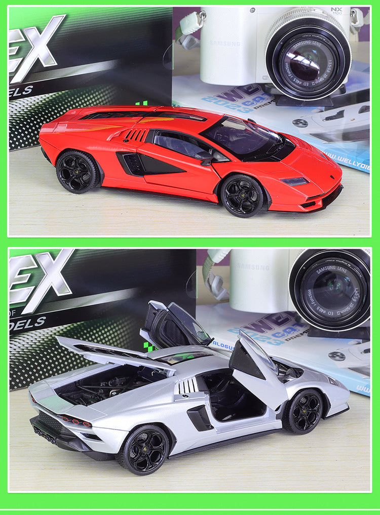 1/24 Scale Lamborghini Countach LPI 800-4 Sports Car Diecast Model
