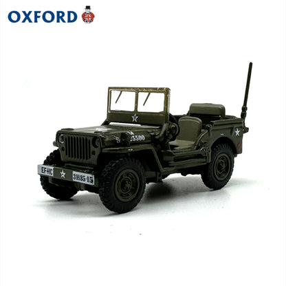 1/76 Scale Willys MB Jeep US Army Diecast Model Car