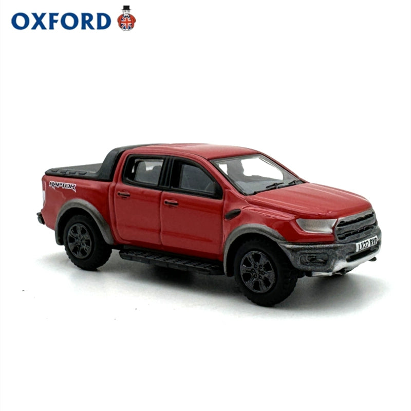 1/76 Scale Ford Ranger Raptor Pickup Truck Red Diecast Model