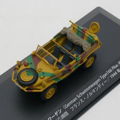 1/43 Scale 1944 Schwimmwagen Type 166 WWII German Amphibious Car Diecast Model