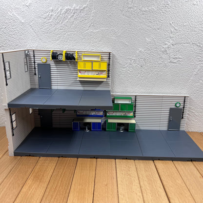 1/43 Scale Garage Diorama Set Plastic Build Your Own Garage Model