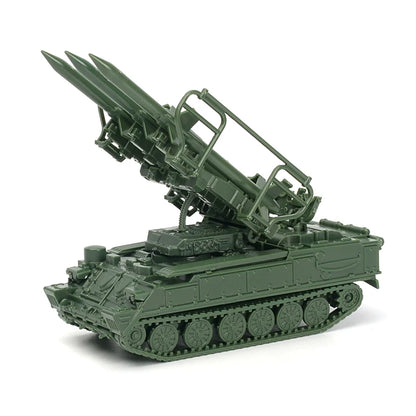 1/72 Scale 2K12 Kub SA-6 Gainful Surface-to-Air Missile System Pre-built Plastic Collectible Model