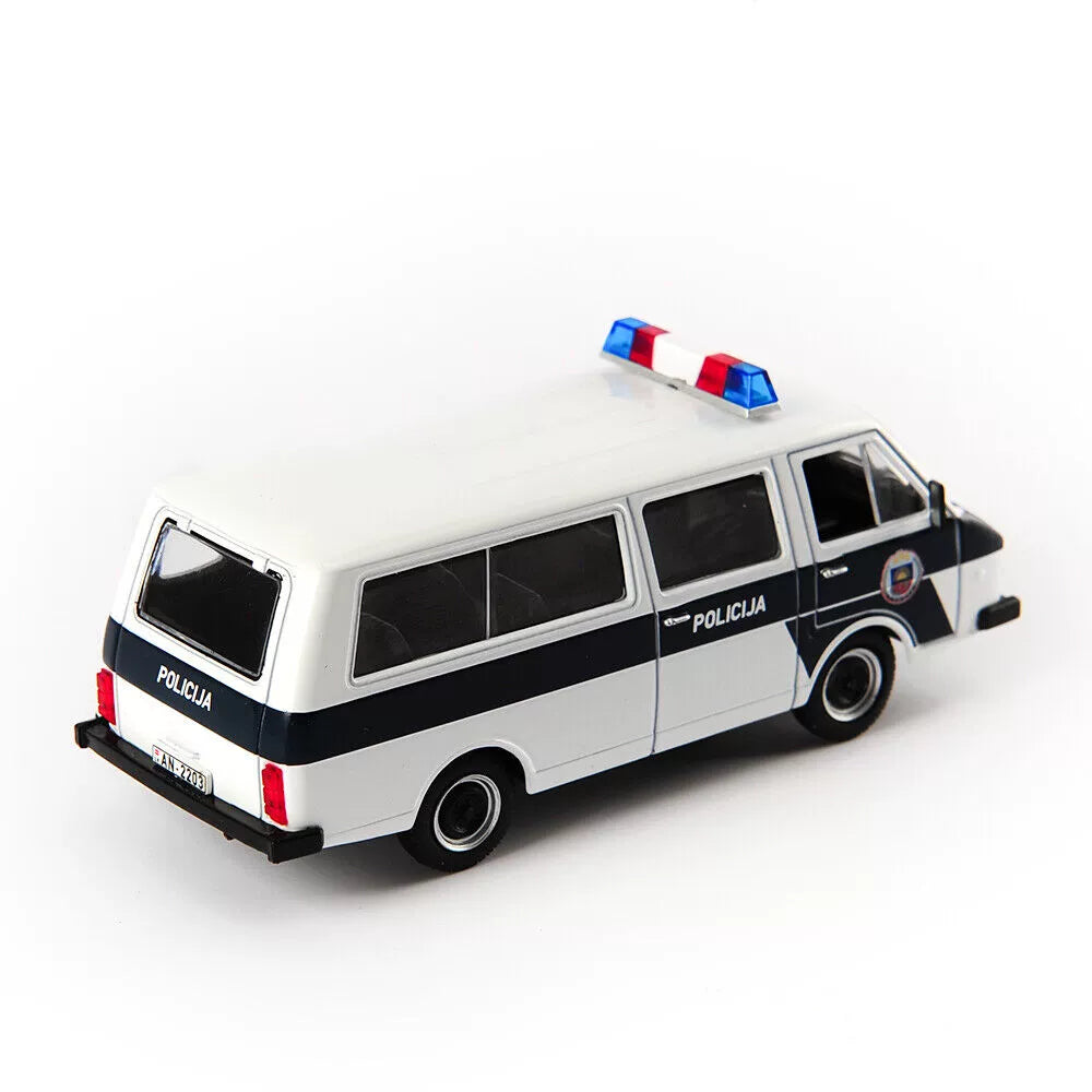 1/43 Scale RAF-22038 Latvija Police Van Diecast Model