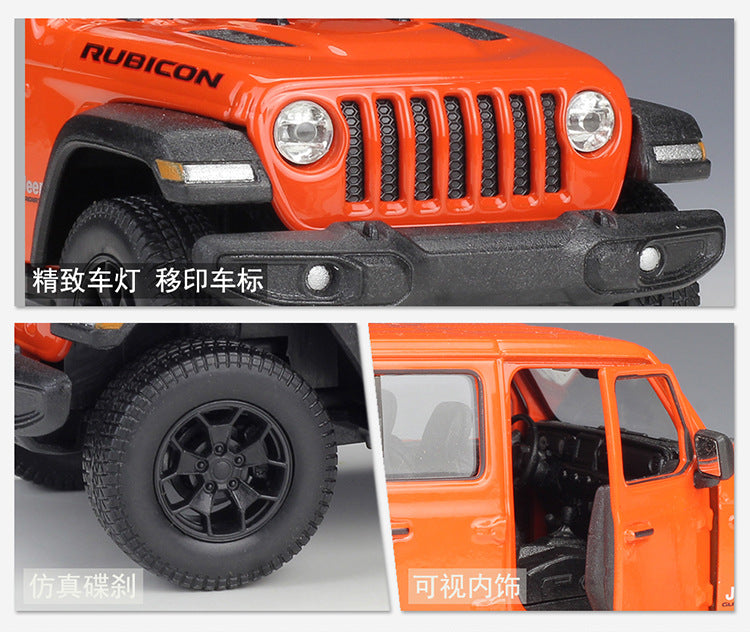 1/27 Scale Jeep Gladiator Rubicon Pickup Truck Diecast Model Car