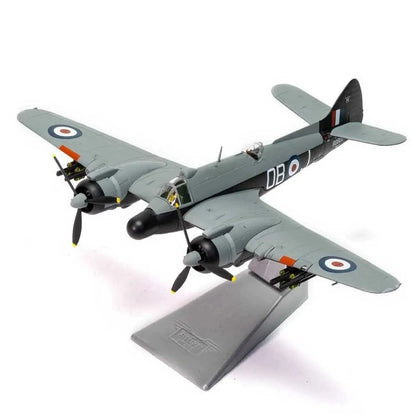 1/72 Scale Bristol Type 156 Beaufighter British Multi-Role Aircraft RAF Operation Firedog Diecast Model