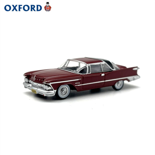 1/87 Scale 1959 Imperial Crown 2-Door Hardtop Coupe Red Diecast Model Car