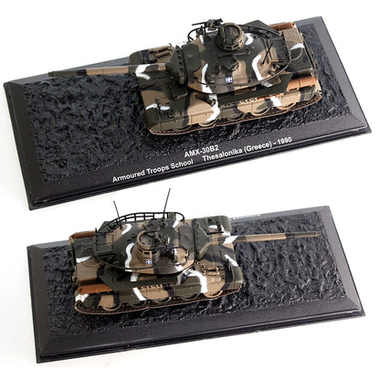 1/72 Scale WWII German Military Vehicles Diecast Model Sd.Kfz. 251 SU-85 Dicker Max Elefant Leopard AMX-30 Sturmgeschütz