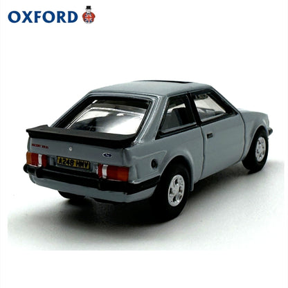 1/76 Scale Ford Escort XR3i Grey Diecast Model Car