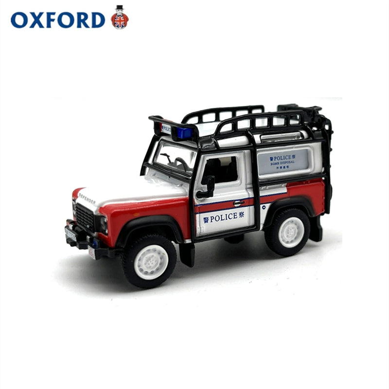 1/76 Scale Land Rover Defender 90 Station Wagon Hong Kong Police Diecast Model