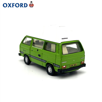 1/76 Scale Volkswagen T25 Camper Van Green Diecast Model Car