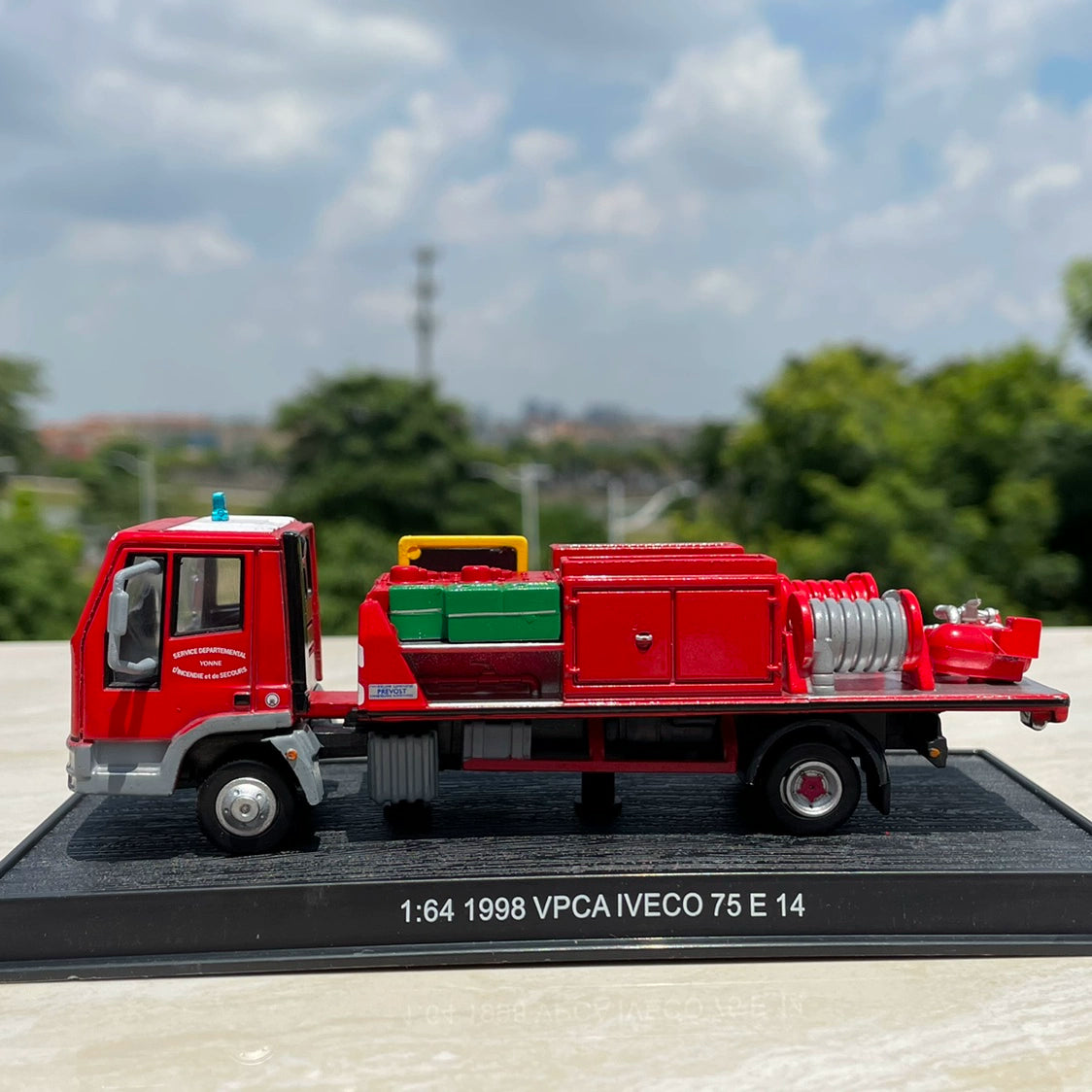 1/64 Scale 1998 VPCA IVECO 75 E 14 Fire Engine Diecast Model