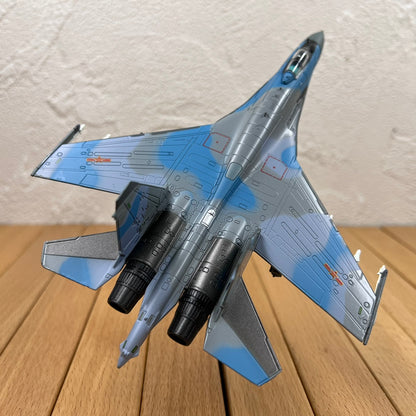 1/100 Scale Russian Sukhoi Su-35 Air Superiority Fighter Diecast Aircraft Model