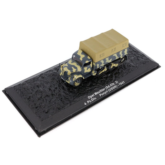 1/72 Scale 1943 Opel Maultier Sd.Kfz. 3 WWII German Military Truck Diecast Model