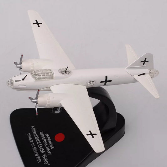 1/144 Scale 1945 Japan Surrender Delegations Demilitarized Mitsubishi G4M Bataan 2 Diecast Model Aircraft