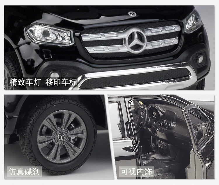 1/27 Scale Mercedes-Benz X-Class Pickup Truck Diecast Model Car