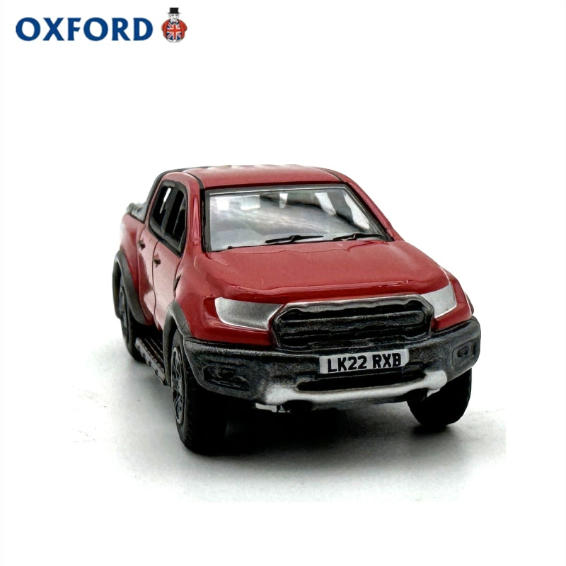 1/76 Scale Ford Ranger Raptor Pickup Truck Red Diecast Model – old boy ...