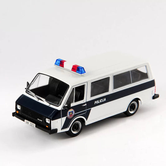 1/43 Scale RAF-22038 Latvija Police Van Diecast Model