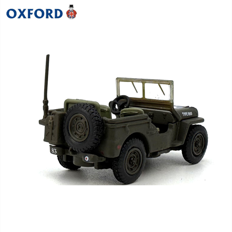 1/76 Scale Willys MB Army Truck RAF Diecast Model Car