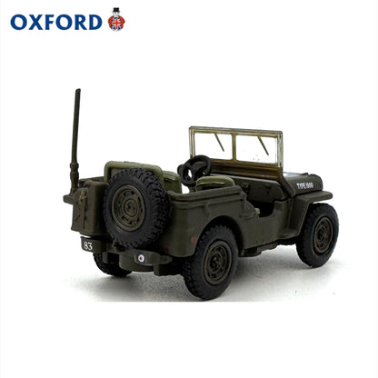 1/76 Scale Willys MB Army Truck RAF Diecast Model Car