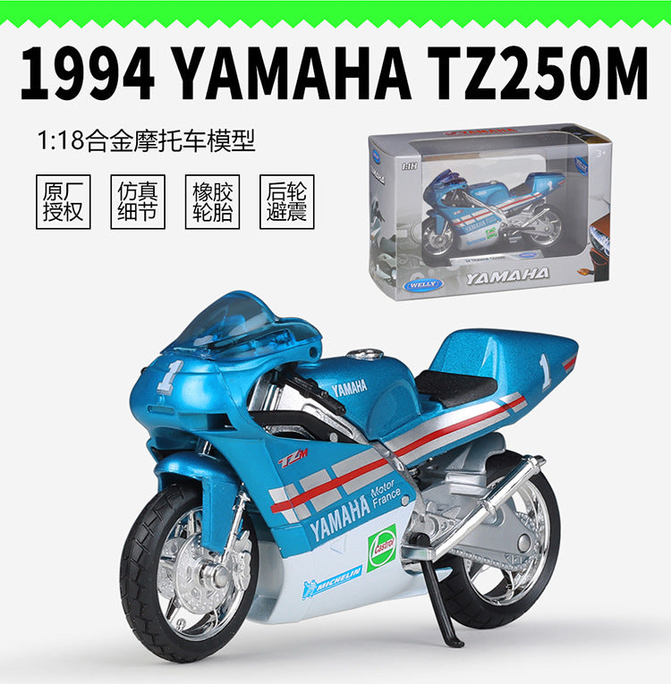 1/18 Scale 1994 Yamaha TZ250M Racing Motorcycle Diecast Model