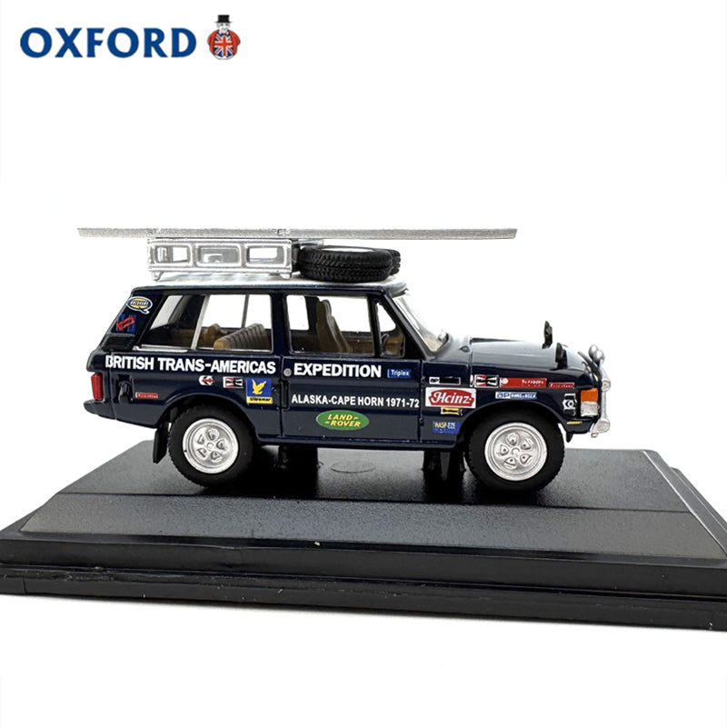 1/76 Scale Range Rover Classic British Trans-Americas Expedition Diecast Model Car