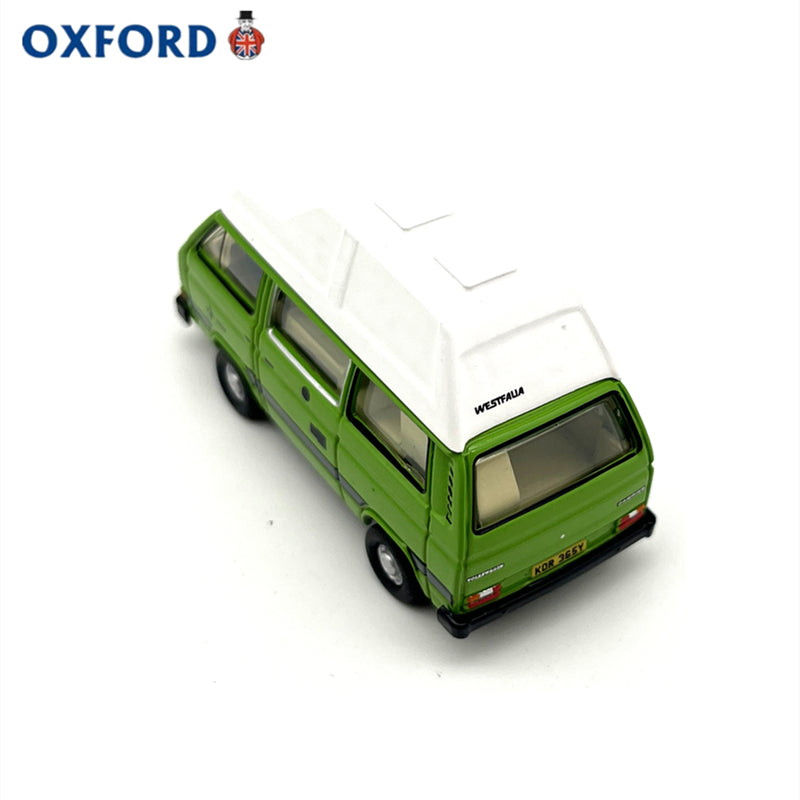 1/76 Scale Volkswagen T25 Camper Van Green Diecast Model Car