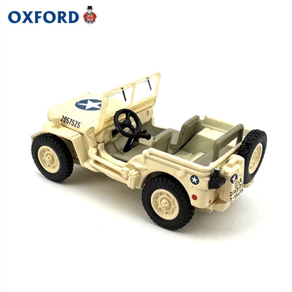 1/76 Scale Willys MB USAAF Tunisia 1943 Diecast Model Car