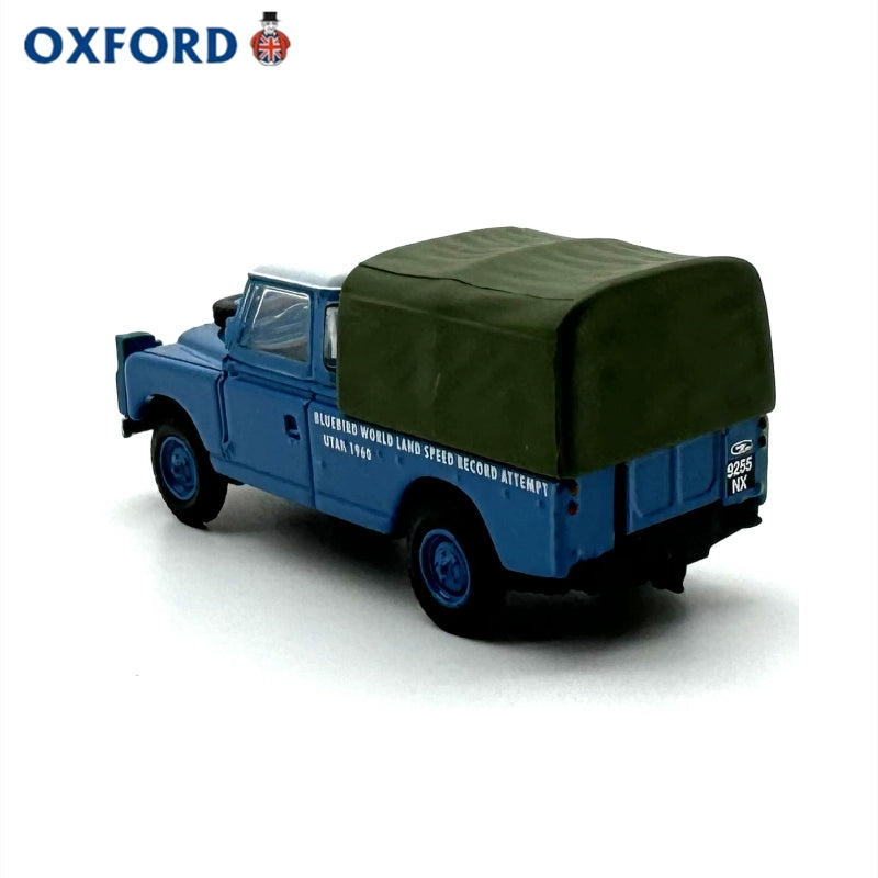 1/76 Scale Land Rover Series 2 LWB Bluebird Land Speed Record Diecast Model Car