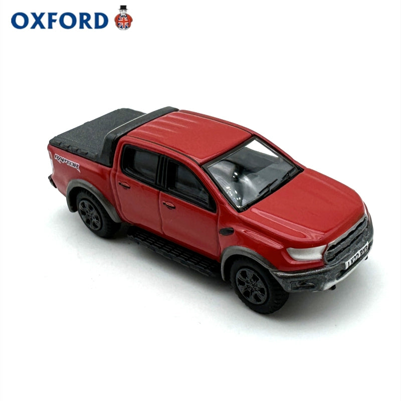 1/76 Scale Ford Ranger Raptor Pickup Truck Red Diecast Model
