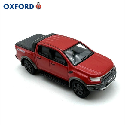 1/76 Scale Ford Ranger Raptor Pickup Truck Red Diecast Model
