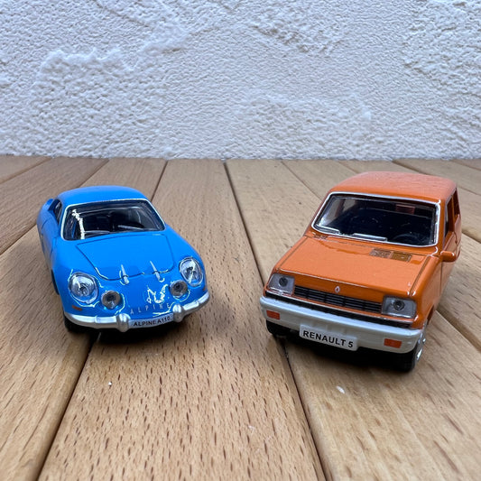 1/54 Scale Renault R5 & Alpine A110 Diecast Model Cars