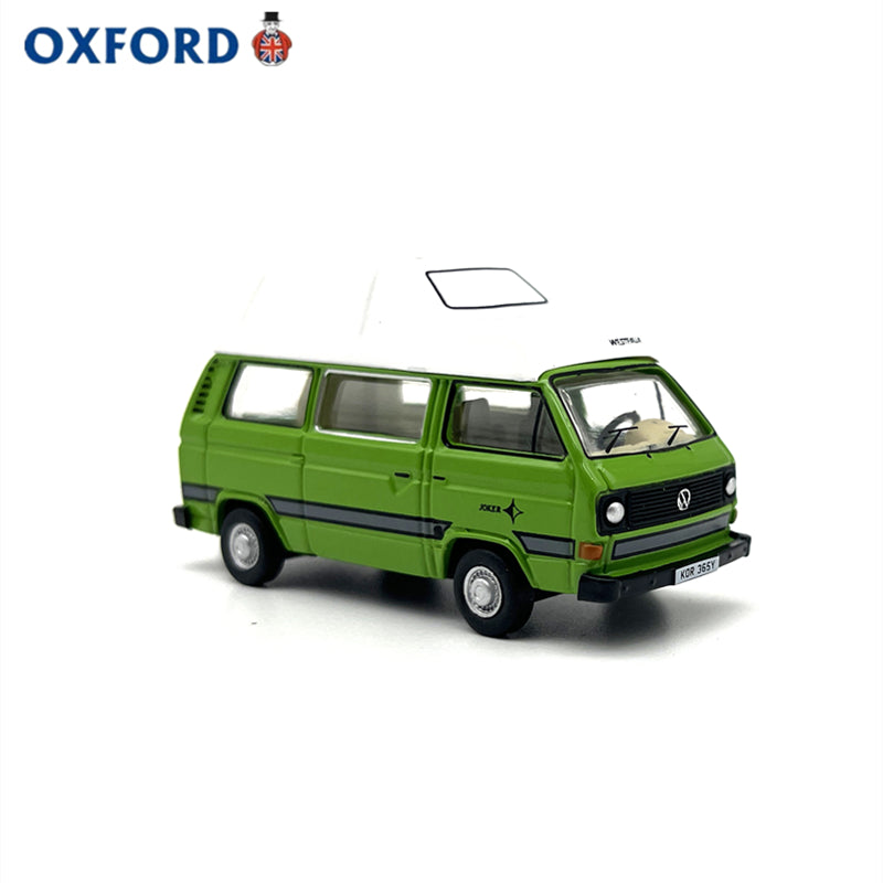 1/76 Scale Volkswagen T25 Camper Van Green Diecast Model Car
