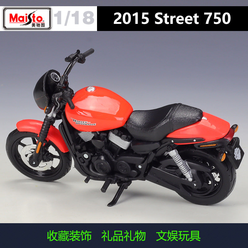 1/18 Scale 2015 Harley-Davidson Street 750 Diecast Model Motorcycle
