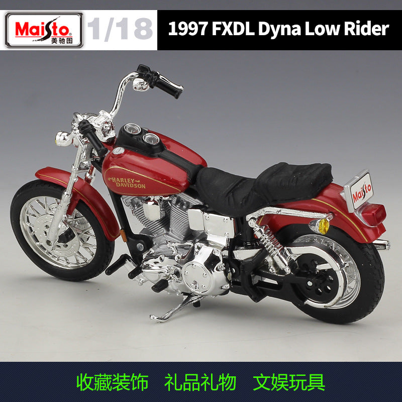 1/18 Scale 1997 Harley-Davidson FXDL Dyna Low Rider Diecast Model Motorcycle