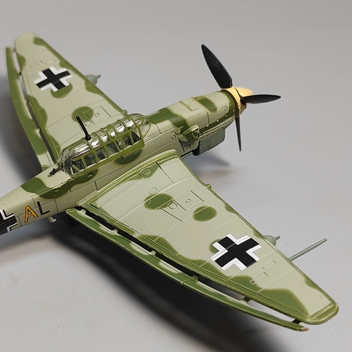 1/100 Scale Junkers Ju 87 Stuka WWII German Dive Bomber Diecast Model Aircraft