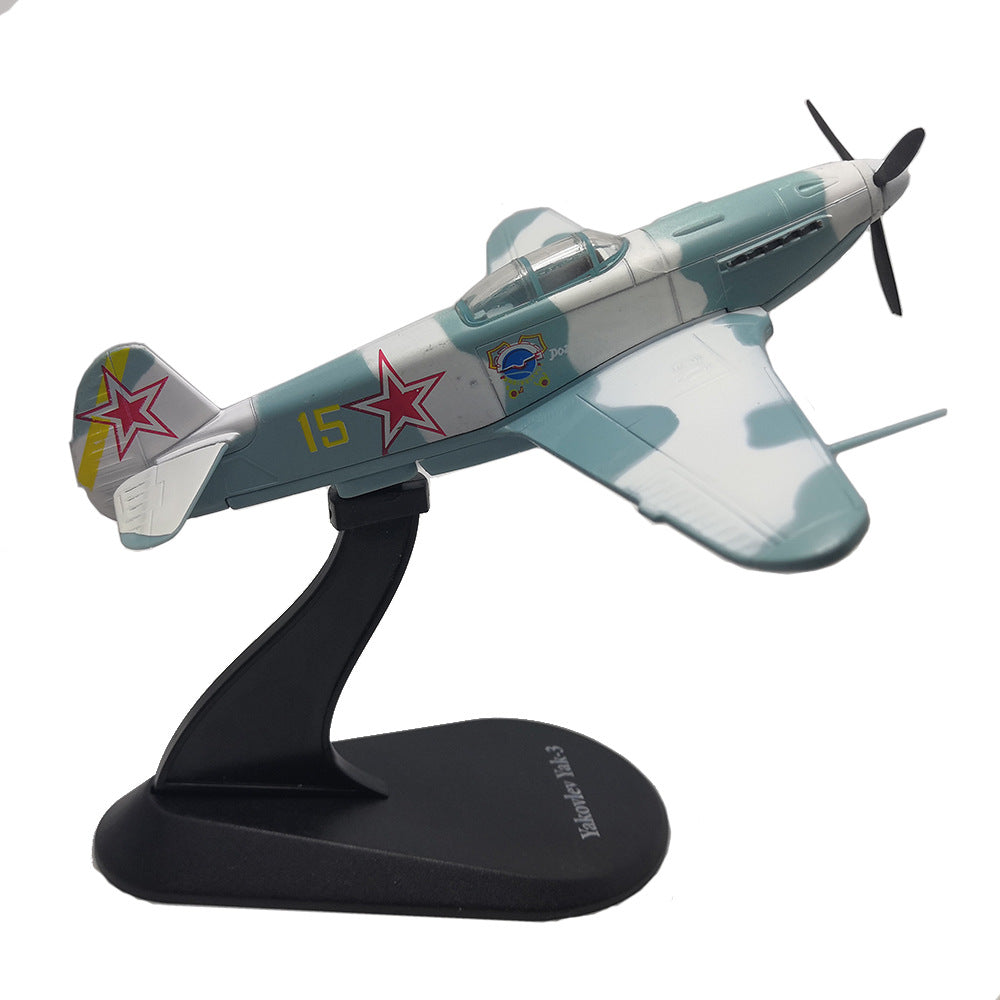 1/72 Scale Yakovlev Yak-3 WWII Soviet Fighter Diecast Model Aircraft