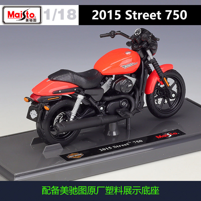 1/18 Scale 2015 Harley-Davidson Street 750 Diecast Model Motorcycle