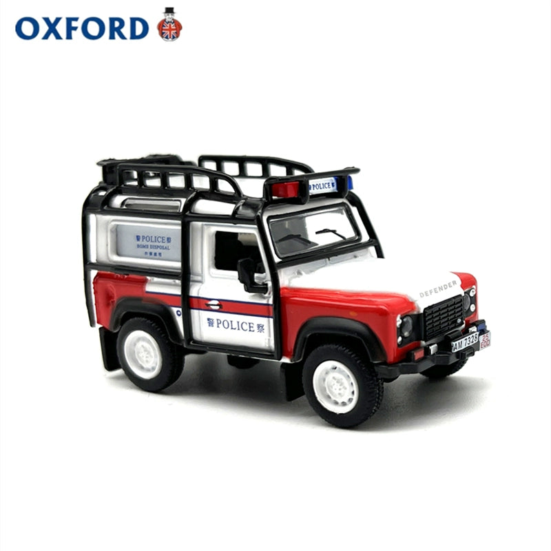 1/76 Scale Land Rover Defender 90 Station Wagon Hong Kong Police Diecast Model