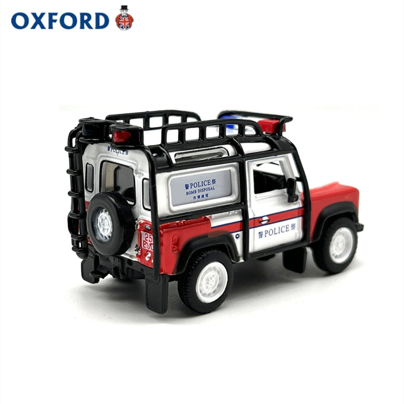 1/76 Scale Land Rover Defender 90 Station Wagon Hong Kong Police Diecast Model