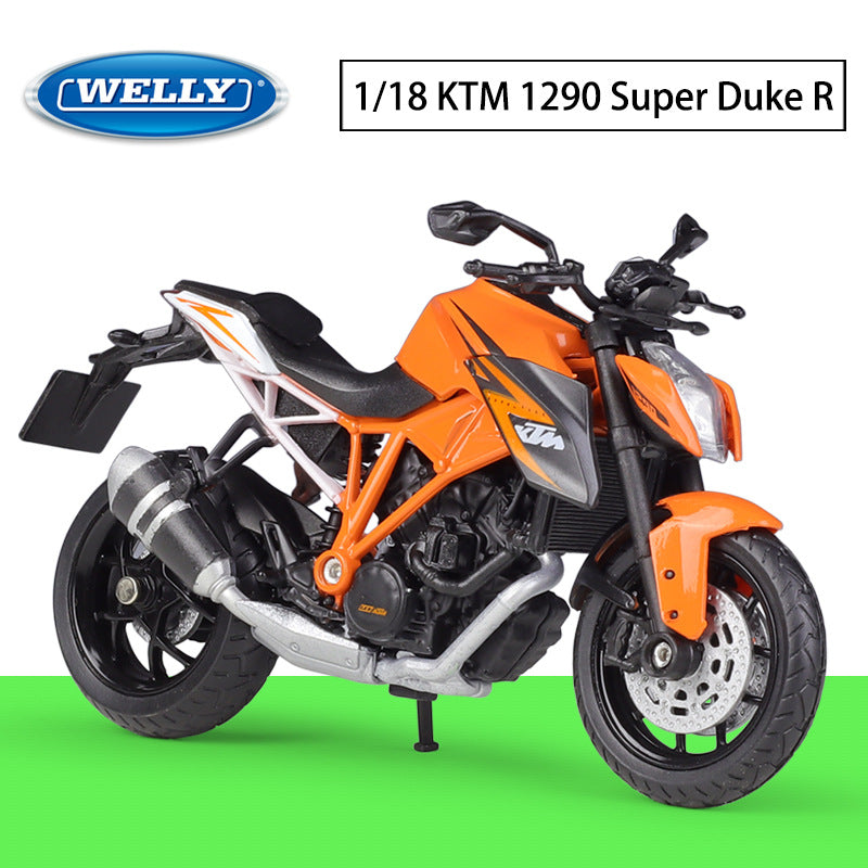 1/18 Scale KTM 1290 Super Duke R Motorcycle Diecast Model – old boy hobby