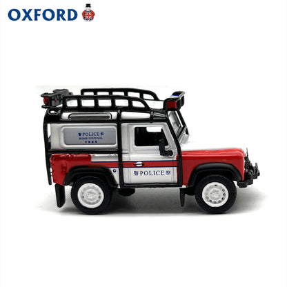 1/76 Scale Land Rover Defender 90 Station Wagon Hong Kong Police Diecast Model