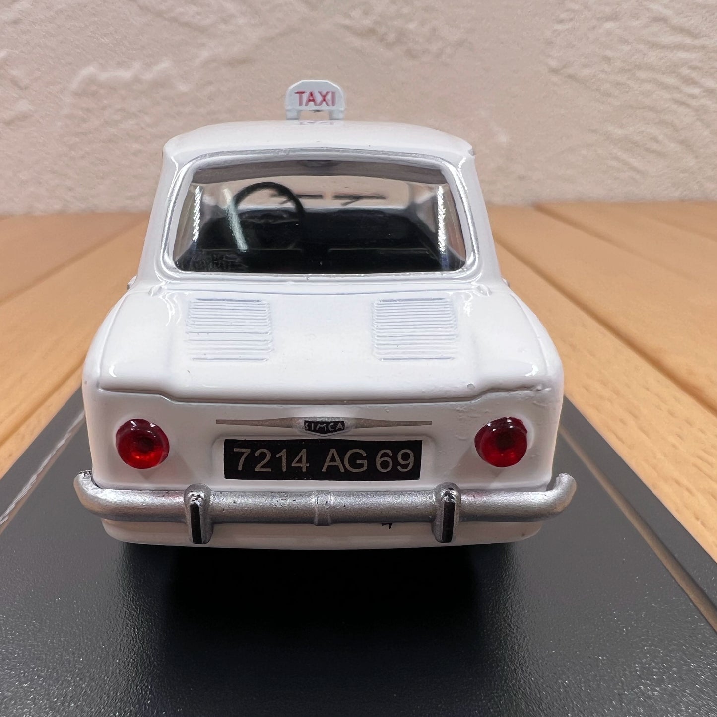 1/43 Scale 1962 Simca 1000 Marseille Taxi Diecast Model Car – old boy hobby
